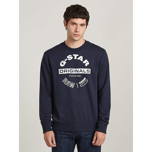 Bluza męska G-Star z napisem jesienna 