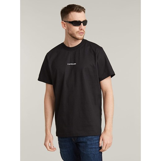 T-shirt męski G-Star czarny z krótkim rękawem
