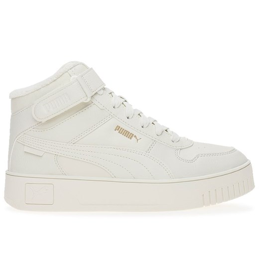 Buty Puma Carina Street Mid WTR 39805002 - białe ze sklepu streetstyle24.pl w kategorii Buty sportowe damskie - zdjęcie 175956008