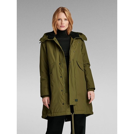 G-Star Parka w kolorze khaki ze sklepu Limango Polska w kategorii Kurtki damskie - zdjęcie 175956425