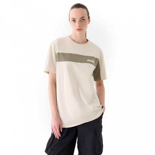 Męski t-shirt z nadrukiem Ellesse Baloncieri T-Shirt - beżowy ze sklepu Sportstylestory.com w kategorii T-shirty męskie - zdjęcie 175956739
