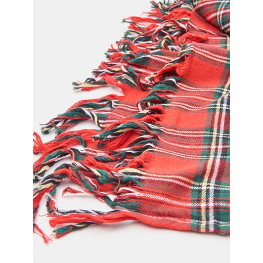 Sinsay - Koc - czerwony Sinsay One Size Sinsay