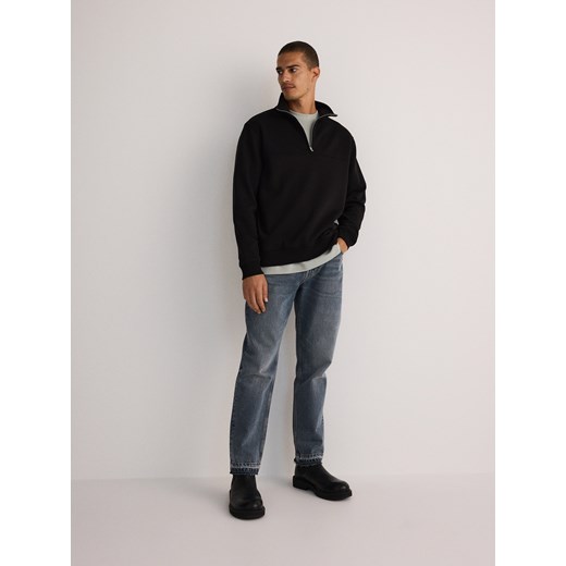 Reserved - Bluza ze stójką - czarny ze sklepu Reserved w kategorii Bluzy męskie - zdjęcie 175960938