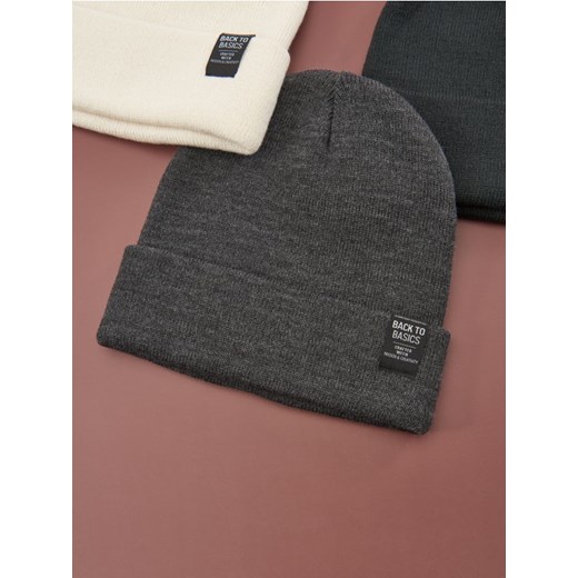 Sinsay - Czapka beanie - szary Sinsay One Size Sinsay