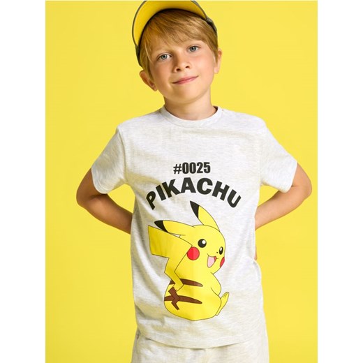 Sinsay - Koszulka POKEMON - szary ze sklepu Sinsay w kategorii T-shirty chłopięce - zdjęcie 175962527