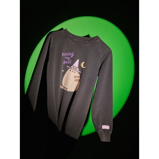 Reserved - Sukienka dresowa Pusheen - czarny Reserved 158/164 (12-13 lat) Reserved