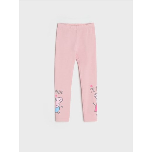 Sinsay - Legginsy Świnka Peppa - różowy ze sklepu Sinsay w kategorii Spodnie dziewczęce - zdjęcie 175969949