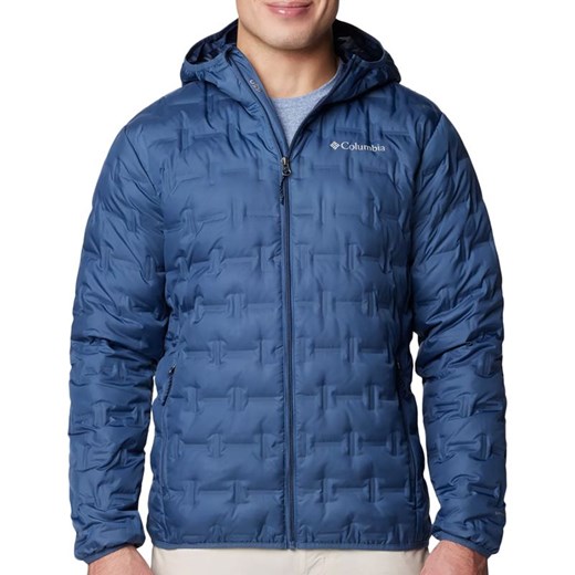 Kurtka Columbia Delta Ridge II Down Hooded 2086222478 - niebieska ze sklepu streetstyle24.pl w kategorii Kurtki męskie - zdjęcie 175974195