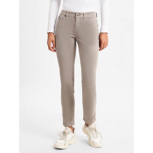 MAC Pięć kieszeni damskich Kobiety Bawełna jasny szary jednolity Mac 42-30 okazja vangraaf