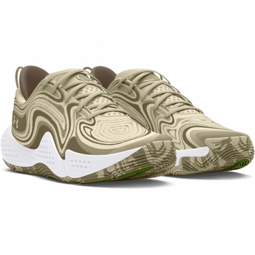 Buty do koszykówki uniseks Under Armour UA Spawn 6 Camo - beżowe ze sklepu Sportstylestory.com w kategorii Buty sportowe męskie - zdjęcie 175976845