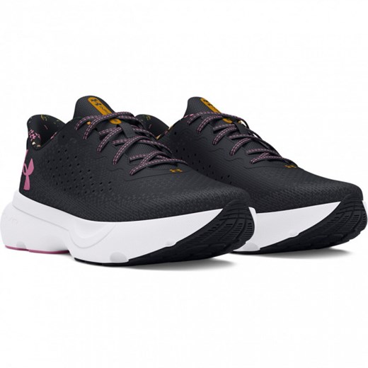 Damskie buty do biegania Under Armour UA Infinite Printed - czarne ze sklepu Sportstylestory.com w kategorii Buty sportowe damskie - zdjęcie 175976938