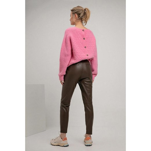 Spodnie damskie brązowe Josephine & Co casual