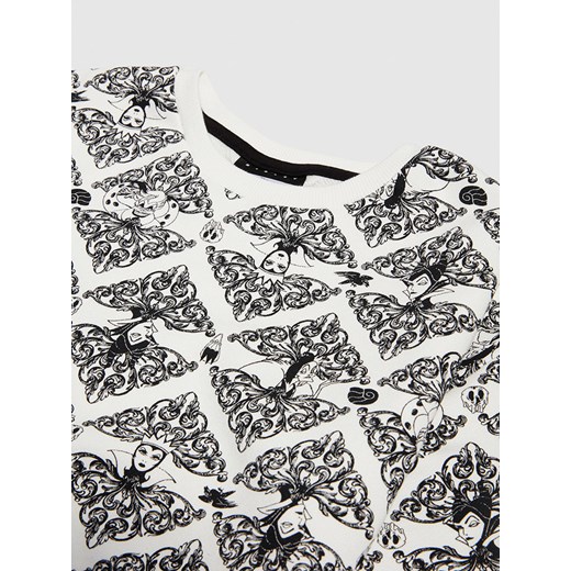 Sisley Bluza w kolorze biało-czarnym Sisley 122 promocyjna cena Limango Polska