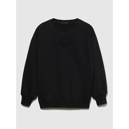 Sisley Bluza w kolorze czarnym Sisley 168 wyprzedaż Limango Polska