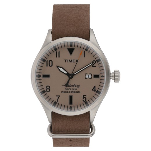 Timex WATERBURY Zegarek brown zalando  analogowy