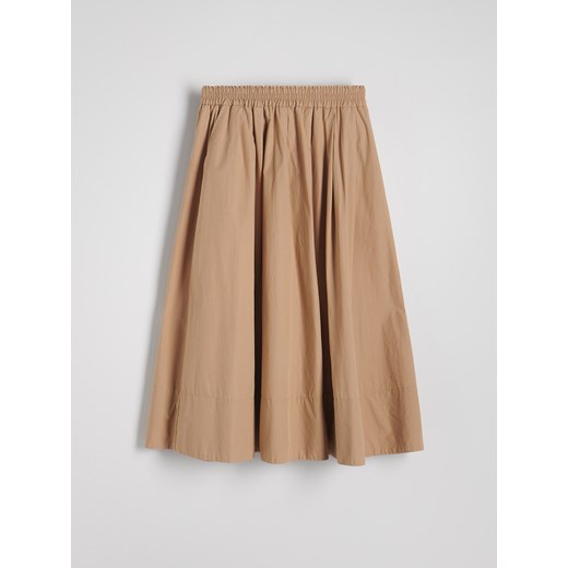 Reserved - Spódnica midi - beżowy Reserved L Reserved