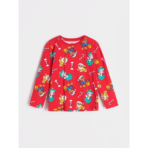 Sinsay - Komplet dzianinowy Psi Patrol - czerwony Sinsay 122 Sinsay