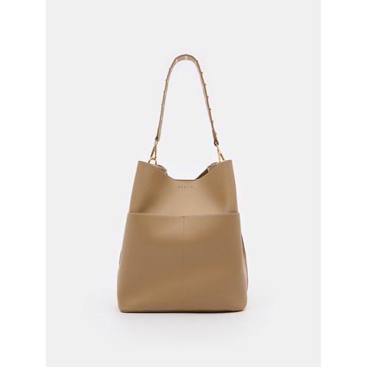 Mohito - Torebka z kosmetyczką - beżowy ze sklepu Mohito w kategorii Torby Shopper bag - zdjęcie 176007797