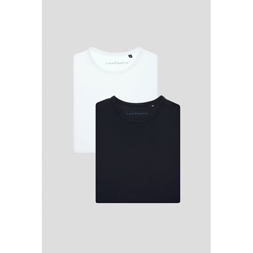 Zestaw 2 Koszulek z Bawełną Zane ze sklepu Lancerto S.A. w kategorii T-shirty męskie - zdjęcie 176008878
