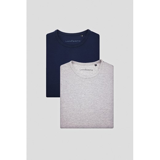 Zestaw 2 Koszulek z Bawełną Zane ze sklepu Lancerto S.A. w kategorii T-shirty męskie - zdjęcie 176008887