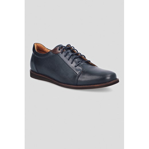 Buty Gordon Granatowe ze sklepu Lancerto S.A. w kategorii Półbuty męskie - zdjęcie 176008955