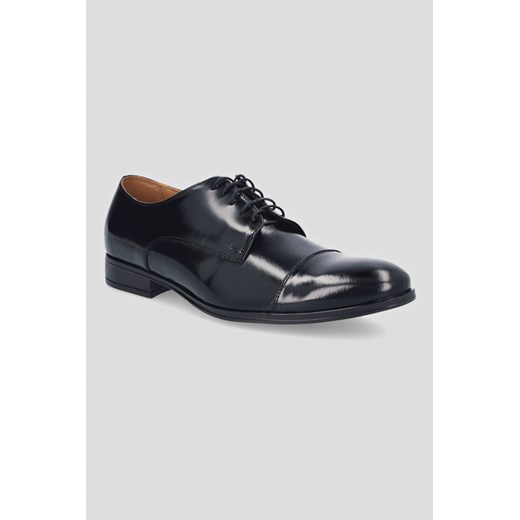 Buty Derby Hamburg Czarne ze sklepu Lancerto S.A. w kategorii Buty eleganckie męskie - zdjęcie 176008956