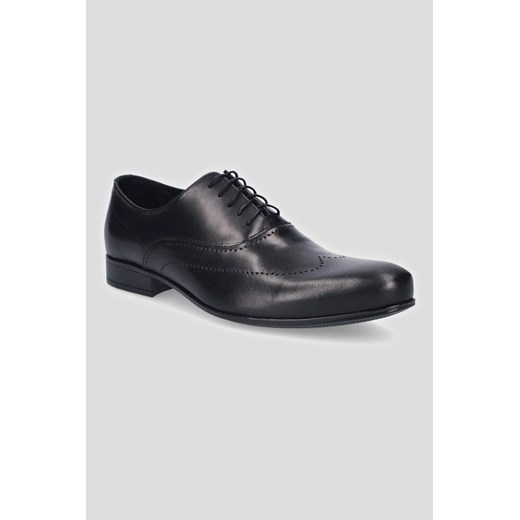 Buty Oxfordy Zayden Czarne ze sklepu Lancerto S.A. w kategorii Półbuty męskie - zdjęcie 176008986