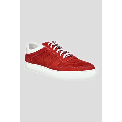 Sneakersy Rush Czerwone ze sklepu Lancerto S.A. w kategorii Buty sportowe męskie - zdjęcie 176008987