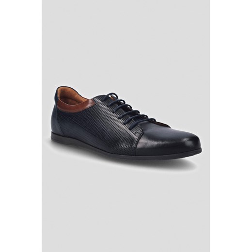 Buty Darent Granatowe ze sklepu Lancerto S.A. w kategorii Półbuty męskie - zdjęcie 176008989