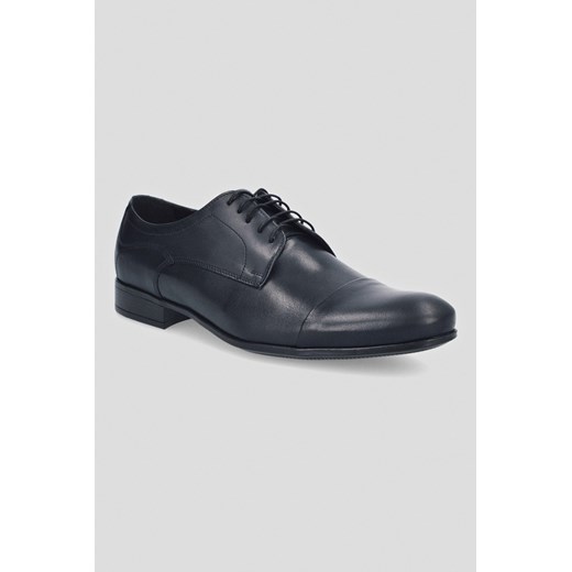 Buty Derby Dublin Granatowe ze sklepu Lancerto S.A. w kategorii Buty eleganckie męskie - zdjęcie 176008997