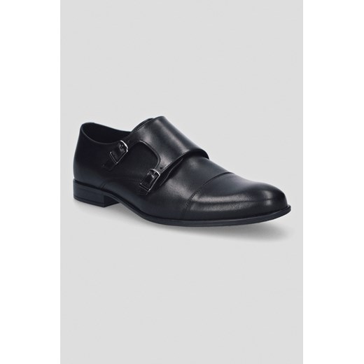 Buty Monki Hidalgo Czarne ze sklepu Lancerto S.A. w kategorii Buty eleganckie męskie - zdjęcie 176009015