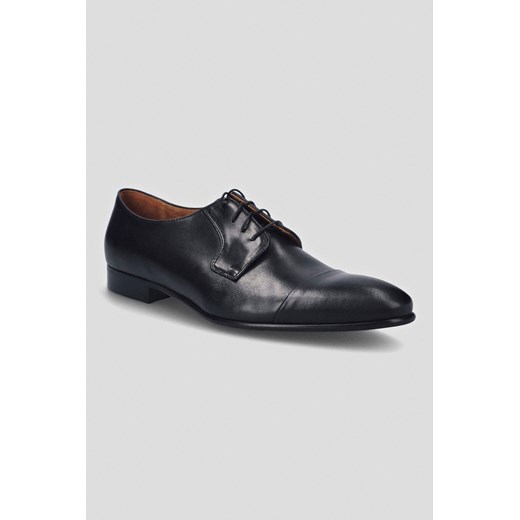 Buty Derby Humbolt Czarne ze sklepu Lancerto S.A. w kategorii Buty eleganckie męskie - zdjęcie 176009016