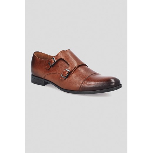 Buty Monki Linton Brązowe ze sklepu Lancerto S.A. w kategorii Półbuty męskie - zdjęcie 176009038