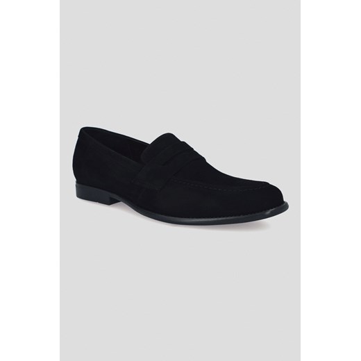 Buty Loafersy Huron Czarne ze sklepu Lancerto S.A. w kategorii Buty eleganckie męskie - zdjęcie 176009045