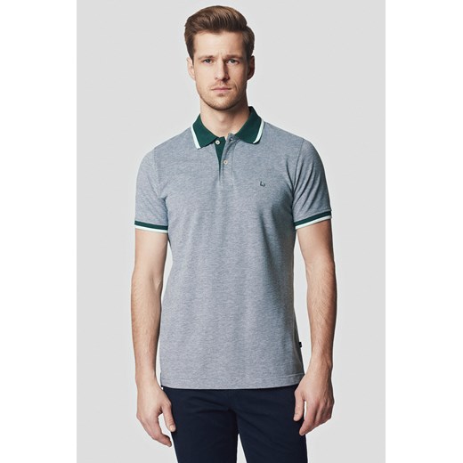 Koszulka Polo Bawełniana Zielona Brody ze sklepu Lancerto S.A. w kategorii T-shirty męskie - zdjęcie 176009205