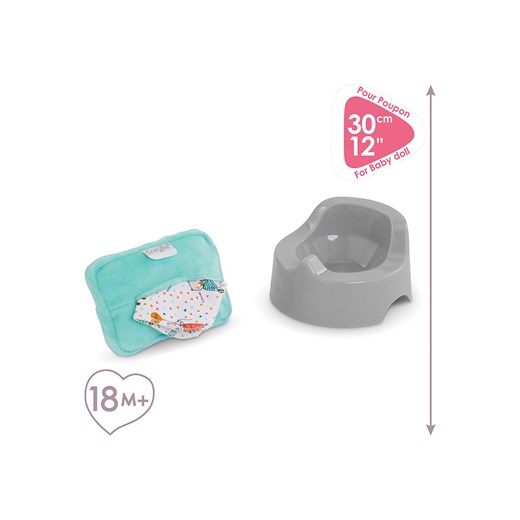 Corolle Zestaw toaletowy dla lalek - 18 m+ Corolle onesize okazja Limango Polska