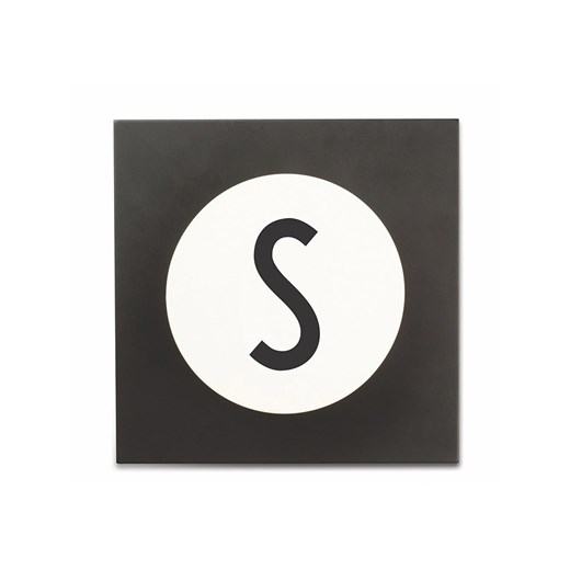 Design Letters Haczyk ścienny "S" w kolorze czarnym - 9 x 14 cm ze sklepu Limango Polska w kategorii Dom - zdjęcie 176013109