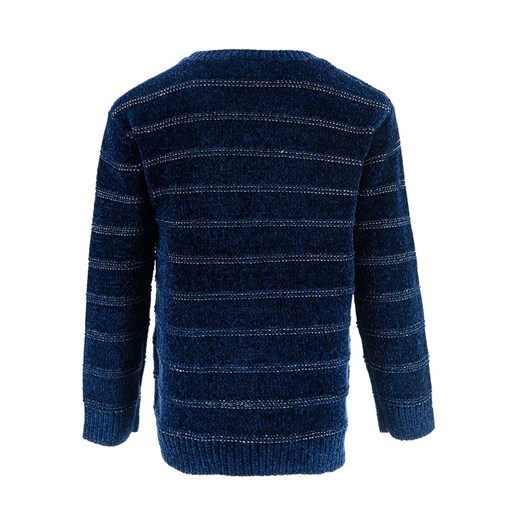 Disney Frozen Sweter &quot;Kraina Lodu&quot; w kolorze granatowym 110 okazyjna cena Limango Polska