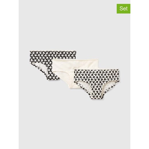 Benetton Figi (3 pary) w kolorze czarno-kremowym 160 okazyjna cena Limango Polska