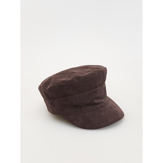 Reserved - Klasyczny kaszkiet - brązowy Reserved S Reserved