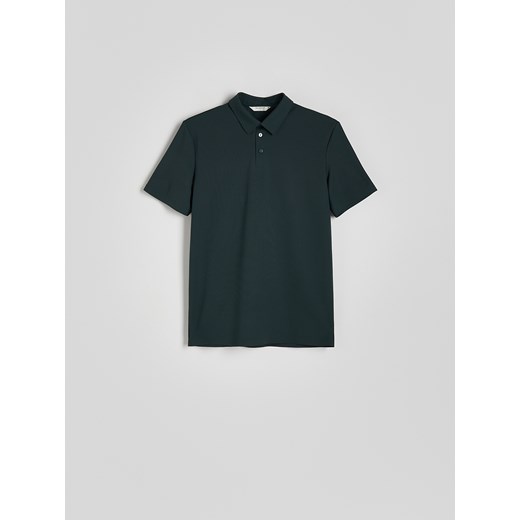 Reserved - Koszulka polo slim - zielony Reserved M Reserved