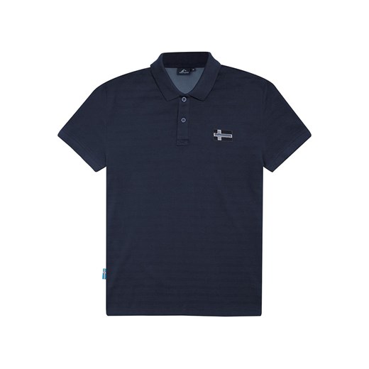 Westfjord Koszulka polo &quot;Skogar&quot; w kolorze granatowym ze sklepu Limango Polska w kategorii T-shirty męskie - zdjęcie 176016957