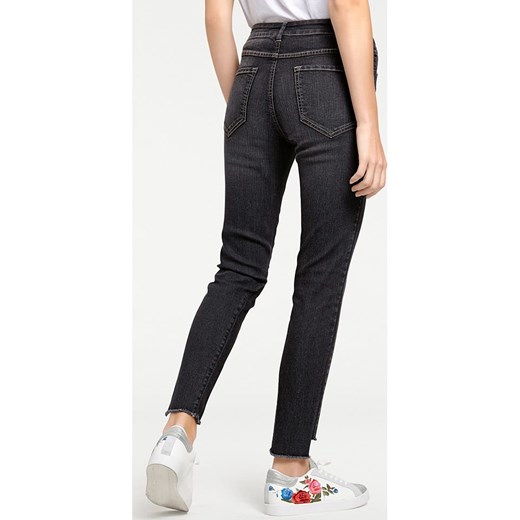 Heine Dżinsy - Skinny fit - w kolorze antracytowym Heine 46 okazja Limango Polska