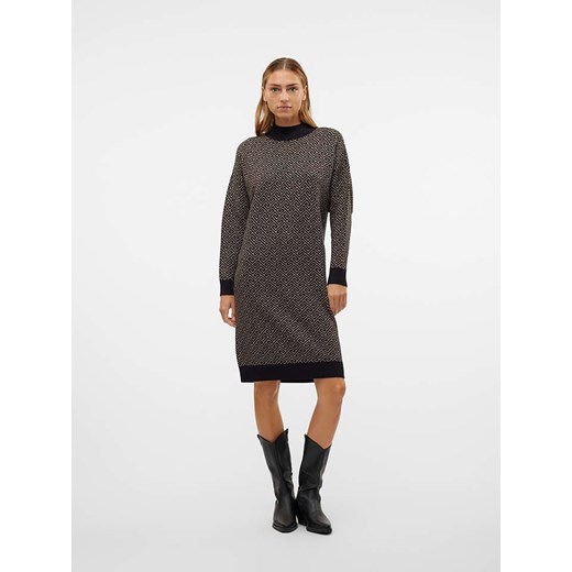 Vero Moda Sukienka dzianinowa w kolorze czarnym ze sklepu Limango Polska w kategorii Sukienki - zdjęcie 176017489