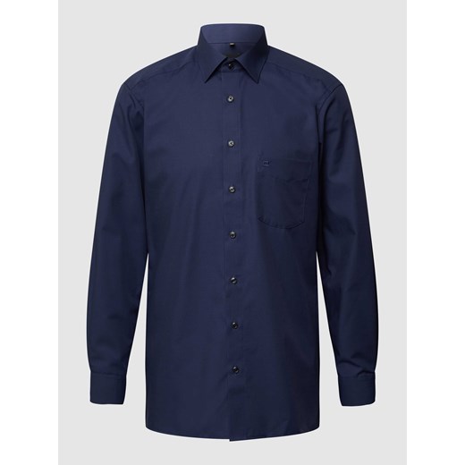 Koszula o kroju regular fit z kołnierzykiem typu kent ze sklepu Peek&Cloppenburg  w kategorii Koszule męskie - zdjęcie 176020525