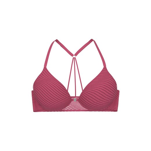 Triumph biustonosz push-up push-up zapinany z przodu ciemny malinowy Harmony Spotlight WHUF 10217429, Kolor ciemny malinowy, Rozmiar 70E, Triumph ze sklepu Intymna w kategorii Biustonosze - zdjęcie 176022299