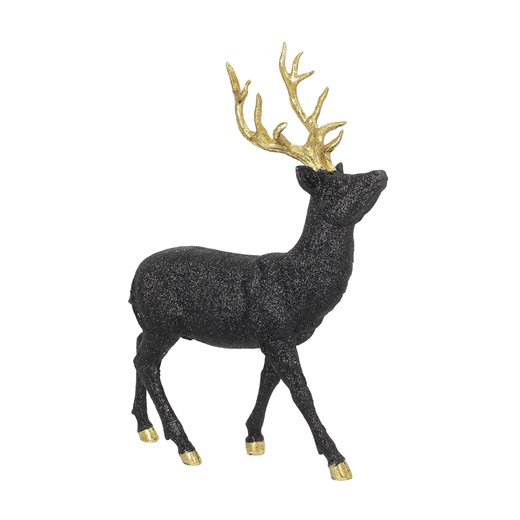 Figurka Deer 32x12x40 cm black ze sklepu dekoria.pl w kategorii Dekoracje bożonarodzeniowe - zdjęcie 176024117