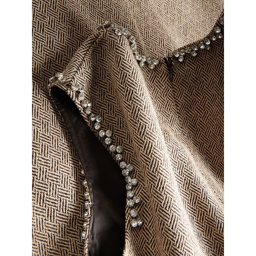 Sukienka Reserved z okrągłym dekoltem mini bez rękawów 