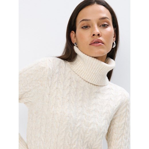 Sukienka Mohito z golfem casual midi