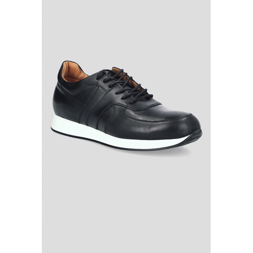 Sneakersy Fausto Czarne ze sklepu Lancerto S.A. w kategorii Buty sportowe męskie - zdjęcie 176024928